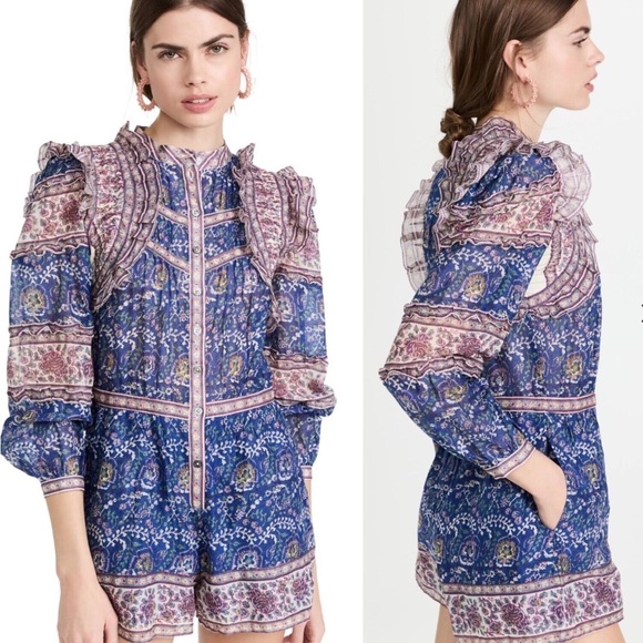 Sea New York Rosita Blue Romper - Picture 1 of 3